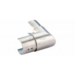 Coude vertical tube a gorge diametre 48,3mm