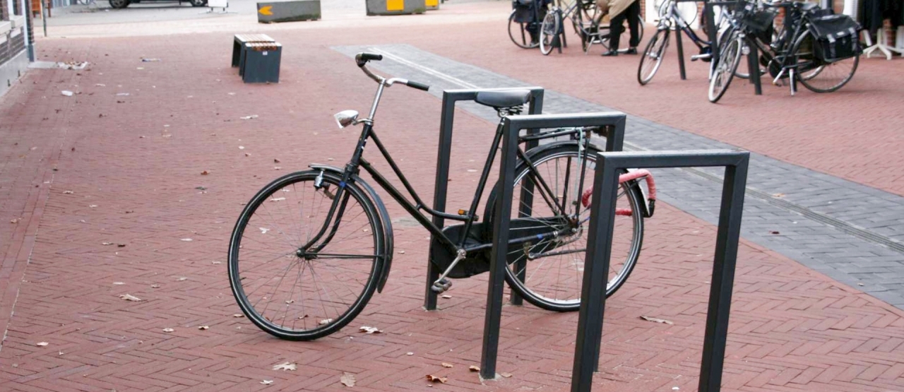 Appui vélo système anti-glissement support vélo optimal pour extérieur