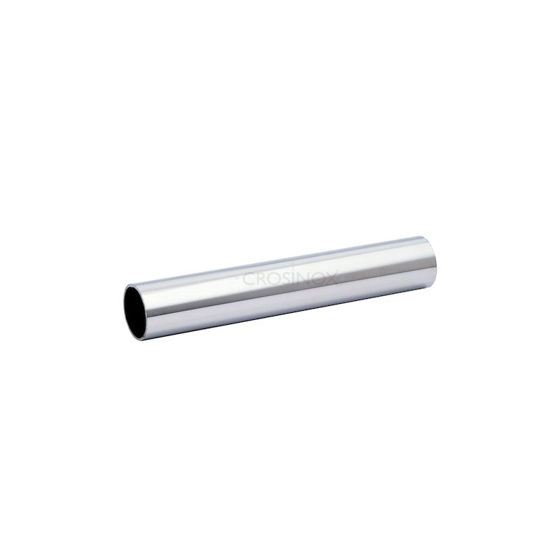 Tube Acier Inoxydable 33,7 X 2 Mm - Grain 240 Poli - Longueur Au Choix De 100 à 3000 Mm