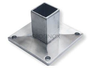 PLATINE POUR TUBE 40X20X2MM,AISI304