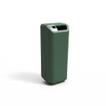 Cendrier inox à gauche