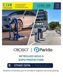 CROSO France au salon Expo protection avec Parklio